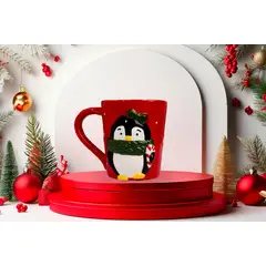 GENERICO - Taza Navideña de Pingüino