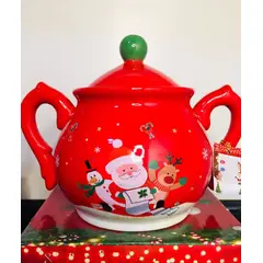 GENERICO - Azucarera Rojo con diseño Navideño
