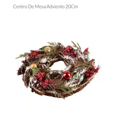 GENERICO - Centro de Mesa Adviento 20cm