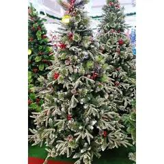 GENERICO - Árbol de Navidad Frondoso Pino Nieve 2.10 M