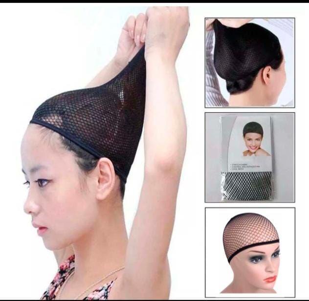 Malla Tejida Elástica Set X3 Gorro Para Cabello Reutilizable