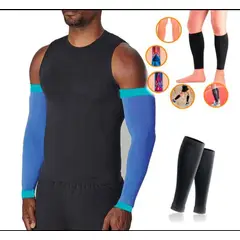 GENERICO - Mangas de compresión para piernas o brazos