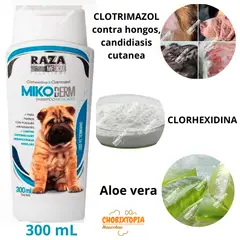 GENERICO - SHAMPOO MEDICADO PARA PERRO MIKODERM X 300 ML - RAZA