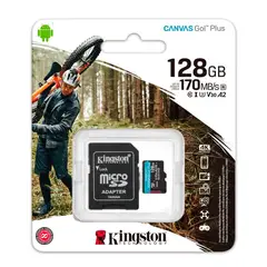 KINGSTON - Memoria Flash microSDXC Canvas Go Plus 128GB
