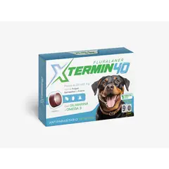 VETLINEX - ANTIPULGAS XTERMIN TABLETA MASTICABLE X 40KG