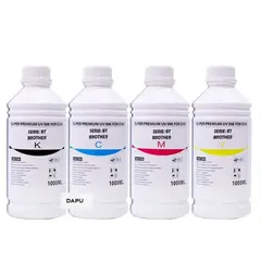 GENERICO - Tinta Compatible Litro Uv Para Brother BT5001 D60BK Negro y Colores