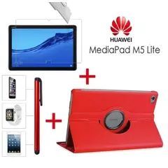 GENERICO - Funda Case + Mica + Lapiz para Huawei MediaPad M5 Lite 10.1 Protector