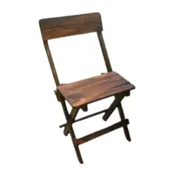 START FG - Silla de madera plegable en Pino Marron