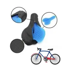 OEM - ASIENTO COJIN GEL PARA TODO TIPO DE BICICLETA CON FUNDA