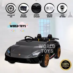 LAMBORGHINI - Auto a Batería Deportivo para Niños «HURACAN» Licenced Black