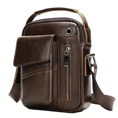 ARMUZ - Morral de Cuero Vacuno Hombre
