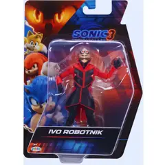 SONIC - 3 Figura De Acción - Dr Ivo Robotnik 12 Cm