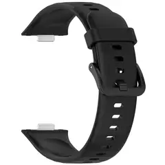 GENERICO - Correa de Silicona para Huawei Whatch Fit 3 - Negro