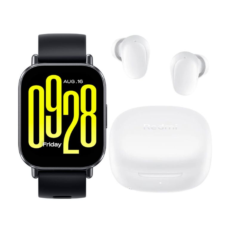 COMBO Redmi Watch 5 Active Llamadas+Redmi Buds 6 Play Blanco
