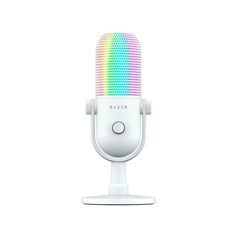 MICROFONO SEIREN V3 CHROMA STREAMING SUPERCARDIODE SILENT BLANCO