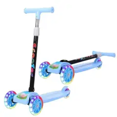 GENERICO - SCOTTER PLEGABLE KAWAI CON LUCES CELESTE