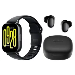 XIAOMI - Reloj Redmi Watch 5 Active+Redmi Buds 6 Play Negro