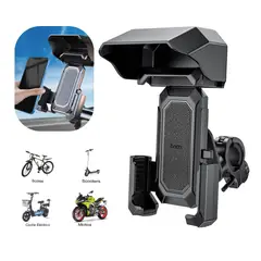 HOCO - Holder Soporte para Moto Bicicleta Scooter con Protector Compatible Celulares H31