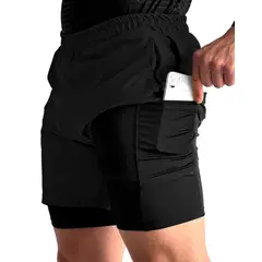 ALPHA FIT - Short deportivo Hombre - Short gym - Ropa deportiva hombre gimnasio