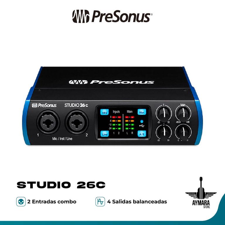 Studio 26C - Interfaz de Audio