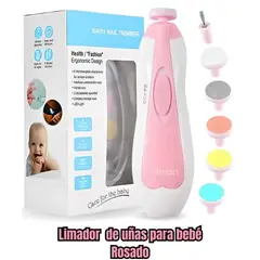 GENERICO - Pulidor De Uñas Eléctrico Para Bebes - Rosado
