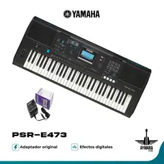 YAMAHA - PSR-E473 Órgano Electrónico con Adaptador