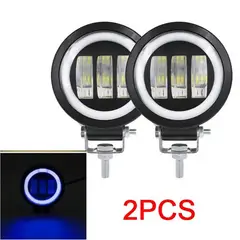 GENERICO - Faros Led 3 Redondas Ojo Ángel