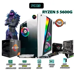 AMD - Computadora PC Ryzen 5 5600G RAM 16GB DISCO 500GB SSD CON GRAFICOS RADEON VEGA