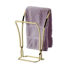 FUTURE - Toallero doble Perfezione dorado