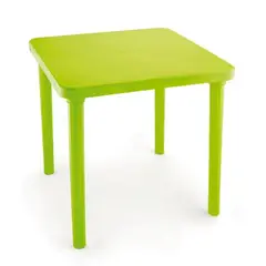 GENERICO - Mesa Cuadrada De Plastico Kina Reyplast Verde