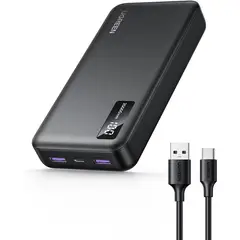 UGREEN - Power Bank 20000 Carga Rápida 22W Tipo C Bidireccional
