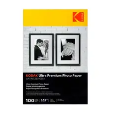 KODAK - Papel Fotografico Ultra Premium Satin 280gr 10x15cm x100uds