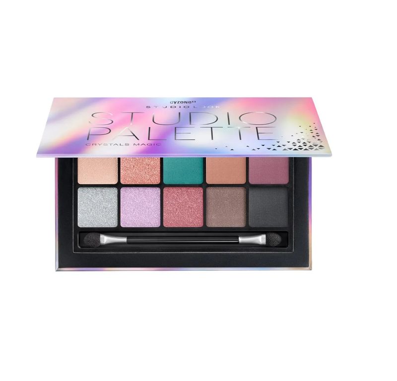 Paleta x 10 sombras Studio Look CRYSTALS MAGIC