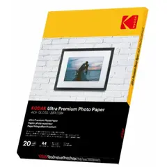 KODAK - Papel Fotografico Ultra Premium Gloss 280gsm A4 x 20uds