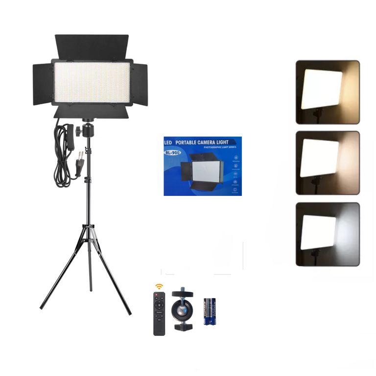 Panel Luz LED Iluminación de Estudio Fotografía Video Grabación