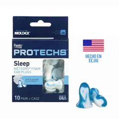 PROTECH - Tapones para Oídos Pequeños Dormir, Viajar, Estudiar 20ud - PROTECHS Made In Usa
