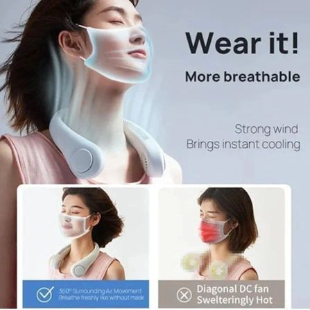 VENTILADOR PORTÁTIL PARA CUELLO MANOS LIBRES