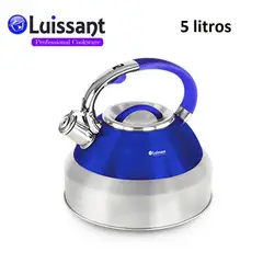LUISSANT - Tetera Roch 5 lt. Azul Acero Inoxidable