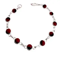 GENERICO - Pulsera Plata 950 Huayruros Mujer
