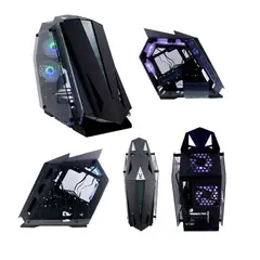 TEROS - Case TE-1314G Mid Tower USB 3.0 2.0 audio ventilador ARGB negro