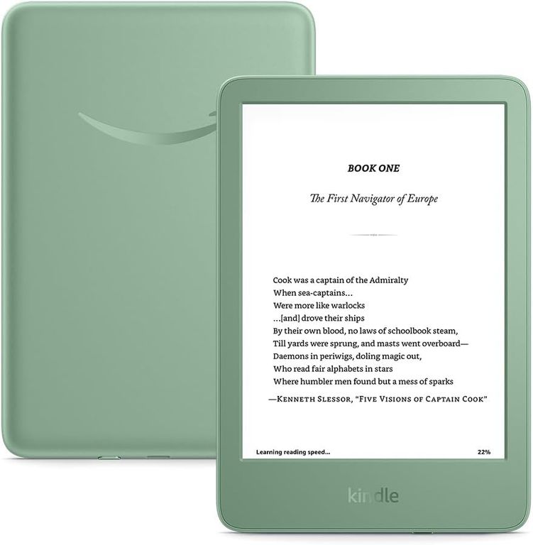 Kindle 2024 - 6" Tamaño de la pantalla, 16GB - Matcha