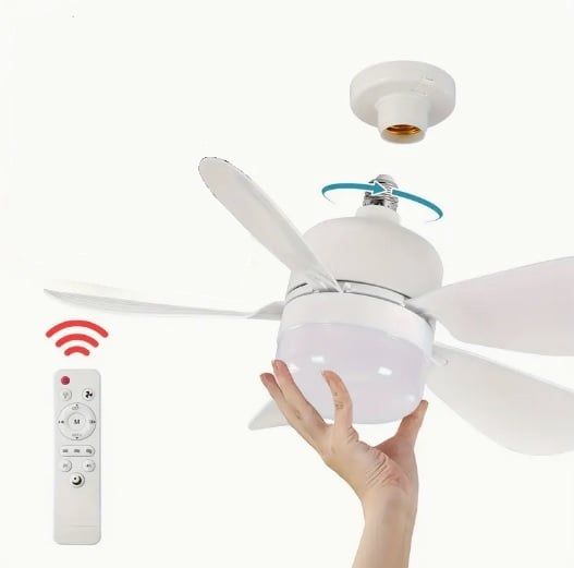 Ventilador de techo inteligente con luz