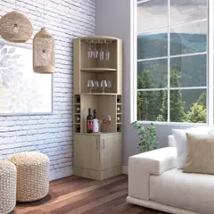 TU MESITA - Mueble Esquinero de Bar Kava color Natural