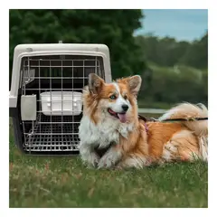 GENERICO - Transportadora para Perro L60 Color Negro Y+Papel de Regalo