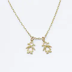 NATHALIE BIRD - COLLAR PLAIN CHILD NIÑA-NIÑA GOLD