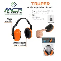 TRUPER - Orejera Ajustable hastas 18db