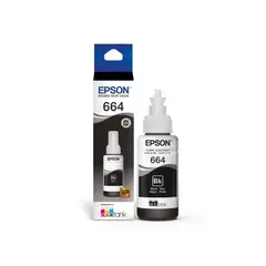 EPSON - Botella de Tinta T664120 Negro