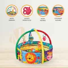 INFANTINO - Gimnasio Didáctico Piscina de Juego «POOL» Multicolor