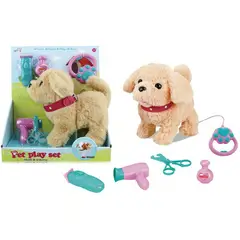 GENERICO - Perro de Peluche electrónico para Caminar con Correa de Control Remoto