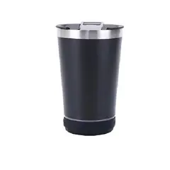 GENERICO - VASO TOMATODO TÉRMICO CON PARLANTE BLUETOOH NEGRO